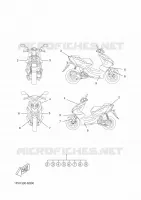 EMBLEME pour Yamaha AEROX 2013