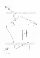 GUIDON ET CABLES pour Yamaha AEROX 2013