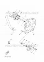 POMPE A EAU / DURITES pour Yamaha AEROX 2013
