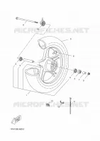 ROUE AVANT pour Yamaha AEROX 2013