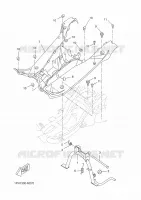 SUPPORT / REPOSE PIEDS pour Yamaha AEROX 2013