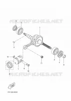 VILEBREQUIN / PISTON pour Yamaha AEROX 2013