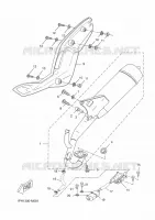 ECHAPPEMENT pour Yamaha AEROX 2016