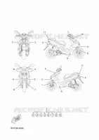 EMBLEME pour Yamaha AEROX 2016