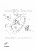 ROUE ARRIERE pour Yamaha AEROX 2016