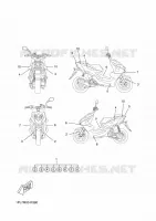 EMBLEME pour Yamaha NITRO 2016