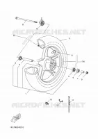 ROUE AVANT pour Yamaha NITRO 2016