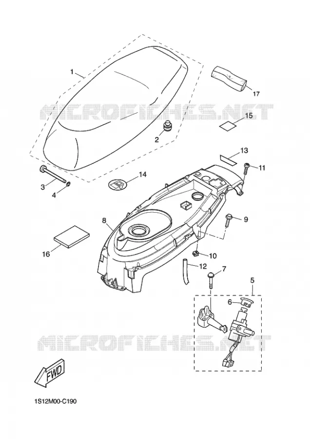 SELLE Yamaha SCOOTER 50 2005 STUNT  EW50