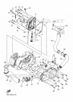 CARTER   MOTEUR 1 pour Yamaha GRIZZLY 2013