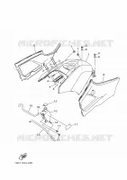 COUVERCLE LATERAL pour Yamaha GRIZZLY 2013