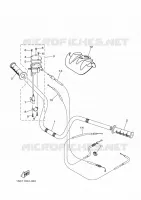 GUIDON ET CABLES pour Yamaha GRIZZLY 2013
