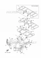 PARE CHOCS pour Yamaha GRIZZLY 2013