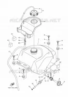 RESERVOIR A ESSENCE pour Yamaha GRIZZLY 2013