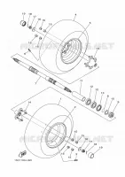 ROUE ARRIERE pour Yamaha GRIZZLY 2013