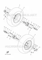 ROUE AVANT pour Yamaha GRIZZLY 2013