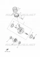 VILEBREQUIN / PISTON pour Yamaha GRIZZLY 2013