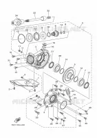 CARDAN / COUPLE CONIQUE pour Yamaha GRIZZLY 2013