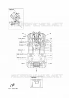 EMBLEME / ETIQUETTE 1 pour Yamaha GRIZZLY 2013