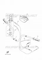 GUIDON ET CABLES pour Yamaha GRIZZLY 2013