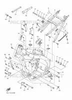CADRE pour Yamaha YZ450F 2014