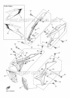 COUVERCLE LATERAL pour Yamaha YZ450F 2014