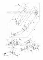 ECHAPPEMENT pour Yamaha YZ450F 2014