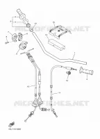 GUIDON ET CABLES pour Yamaha YZ450F 2015