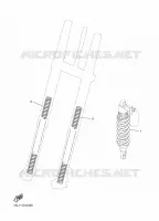 PIÈCES OPTIONNELLES pour Yamaha YZ450F 2015