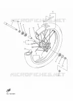 ROUE AVANT pour Yamaha YZ450F 2015