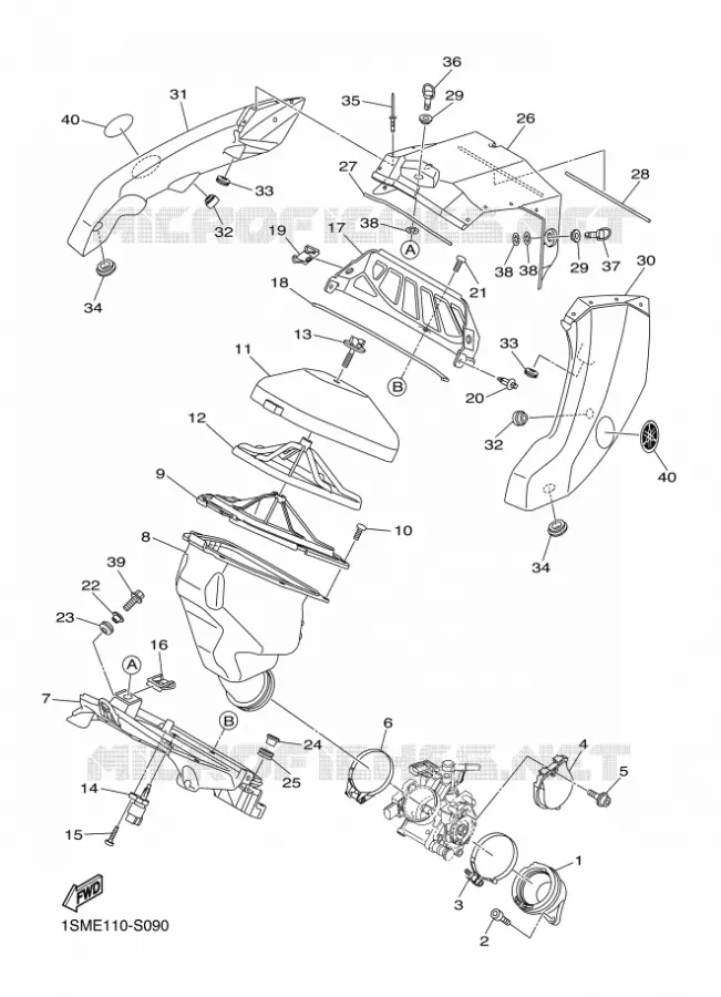 ADMISSION Yamaha MOTO 250 2017 YZF  YZ250F