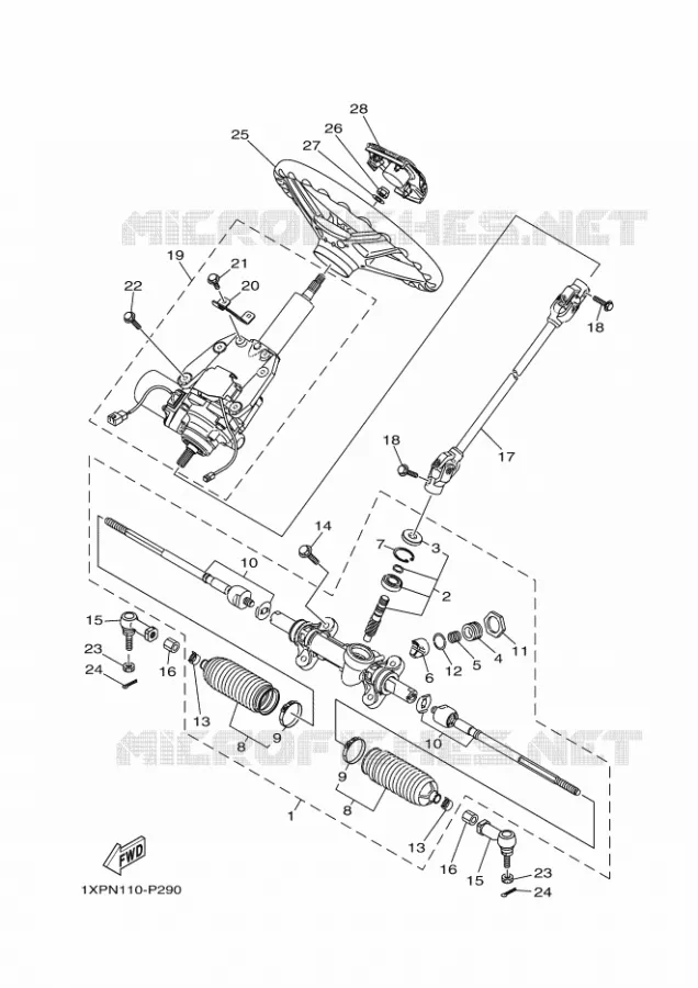 DIRECTION Yamaha SIDE BY SIDE 700 2015 VIKING  YXM700E