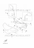 CARENAGES 1  pour Yamaha MBK OVETTO 4T 2012