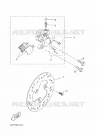 ETRIER DE FREIN AVANT pour Yamaha MBK OVETTO 4T 2012