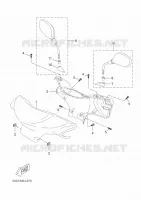 CARENAGES 1  pour Yamaha NEOS 4T UBS 2012