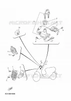 PARTIE ELECTRIQUE 1 pour Yamaha NEOS 4T UBS 2012