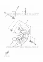 ROUE AVANT pour Yamaha NEOS 4T UBS 2012
