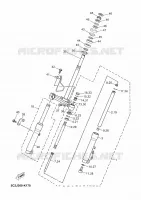 FOURCHE pour Yamaha OVETTO 4T UBS 2012