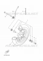 ROUE AVANT pour Yamaha OVETTO 4T UBS 2012