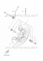 ROUE AVANT pour Yamaha OVETTO 4T UBS 2012