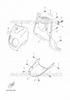PROTEGE JAMBES pour Yamaha OVETTO 4T UBS 2012