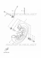 ROUE AVANT pour Yamaha NEOS 4T 2013