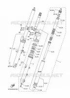 FOURCHE pour Yamaha TDM900A 2009