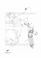 AMORTISSEUR ARRIERE pour Yamaha TDM900A 2009