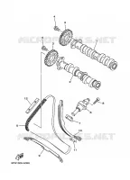 ARBRE A CAMES / CHAINE DE DISTRIBUTION pour Yamaha TDM900A 2009