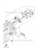 FEU ARRIERE pour Yamaha TDM900A 2009