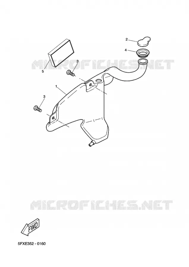 RESERVOIR D'HUILE Yamaha SCOOTER 50 2005 ROCKET  CW50RSP