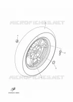 ROUE ARRIERE pour Yamaha TRICITY 2016