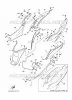 COUVERCLE LATERAL pour Yamaha TRICITY 2016