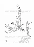 BRAS OSCILLANT / AMORTISSEUR pour Yamaha TRICITY 2016