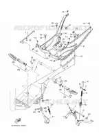 SUPPORT / REPOSE PIEDS pour Yamaha TRICITY 2016